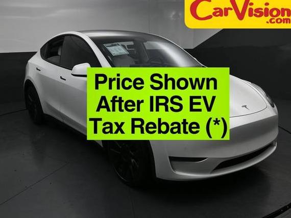 TESLA MODEL Y 2020 5YJYGDEE1LF034741 image